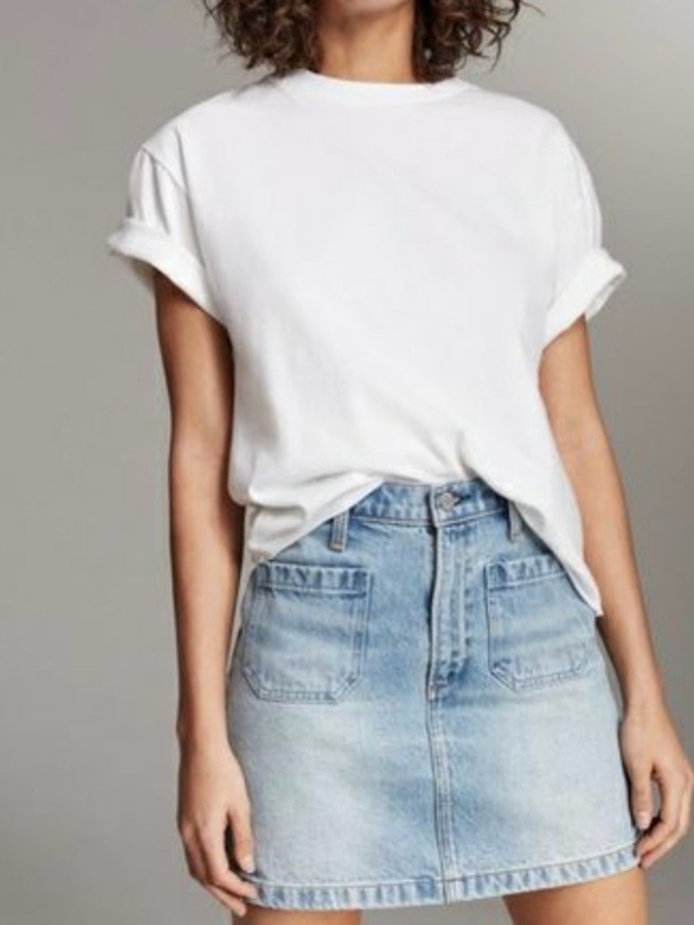 The Denim Forum Debbie Mini by Aritzia